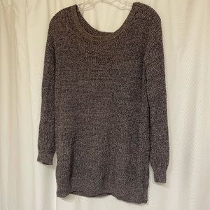 Oversized gray sweater
